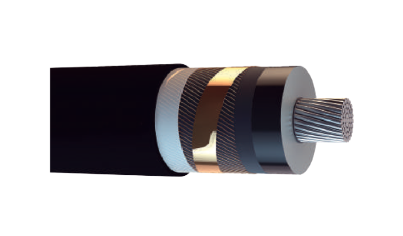 20,8/36 kV NA2XS(F)2Y, XLPE Yalıtkanlı, Aluminyum İletkenli, Su Geçirmeyen, Tek Damar Orta Gerilim Enerji Kabloları